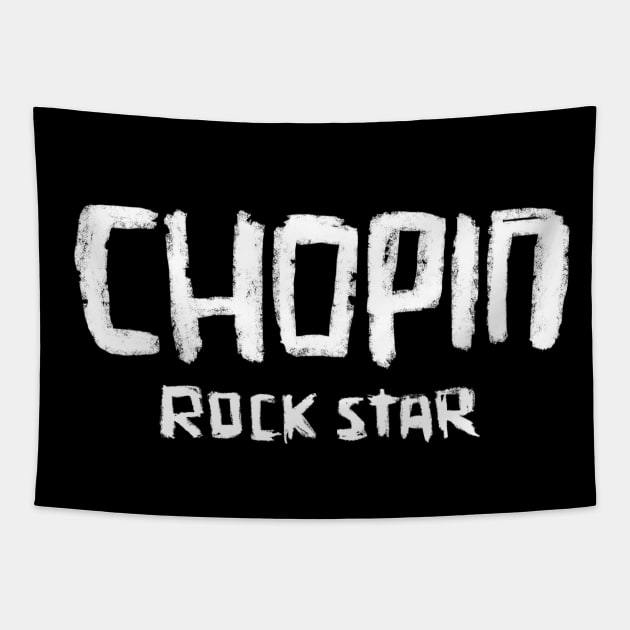 Rock Star Classical Music Composer: Chopin Tapestry by badlydrawnbabe