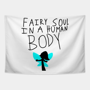 Otherkin Fairy Soul in a Human Body Tapestry