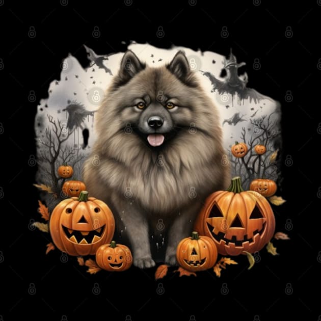 Halloween Keeshond by NatashaCuteShop