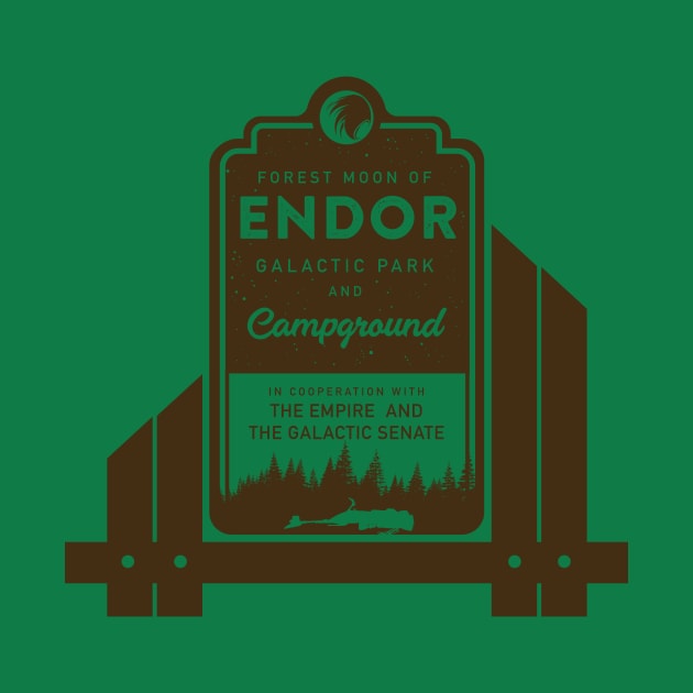 Endor Galactic Campground by MindsparkCreative