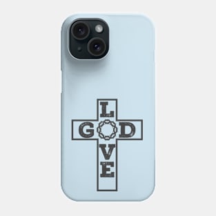 God Love Cross Phone Case