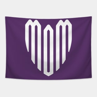 Mom Heart Tapestry