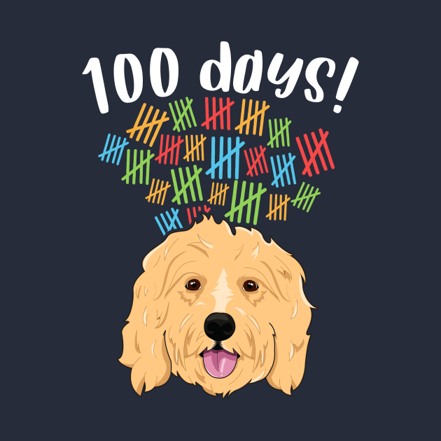 100 Days of School Costume T-Shirt Boy Girl Dog Doodle by 14thFloorApparel