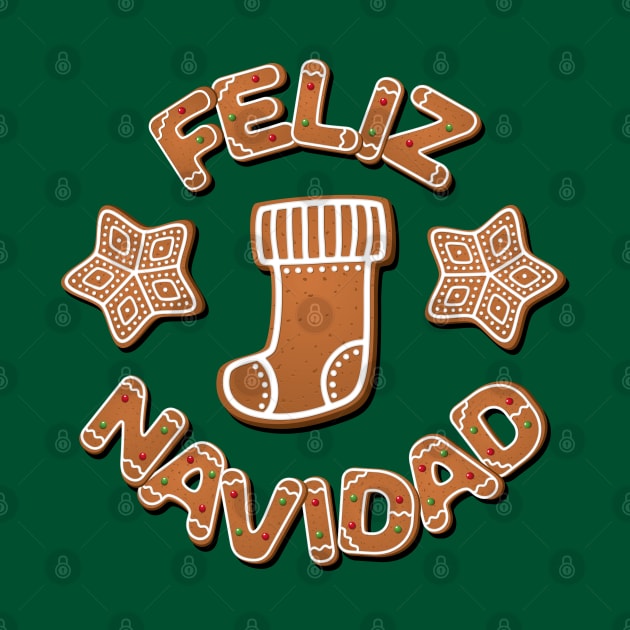 Gingerbread Feliz Navidad by RTROstock