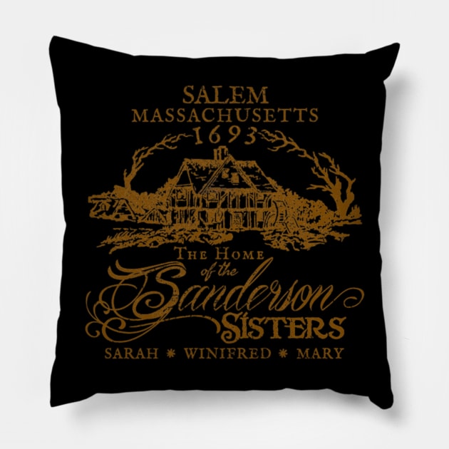The Sanderson Sisters Museum Pillow by gallaugherus