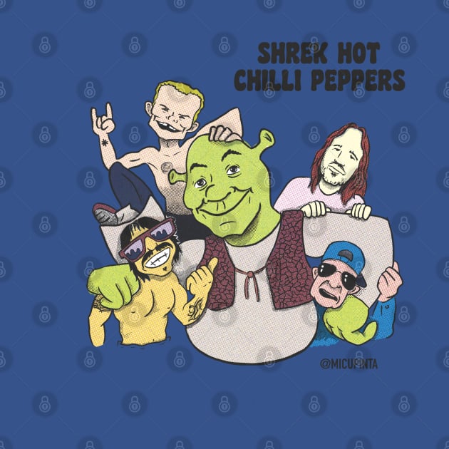 Shrek hot chilli peppers by Micupinta