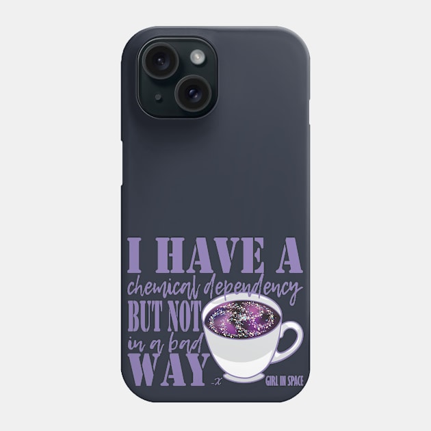 Girl in Space Coffee Dependency Phone Case by Desdymona