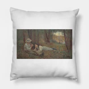 Bush Idyll - Frederick McCubbin Pillow