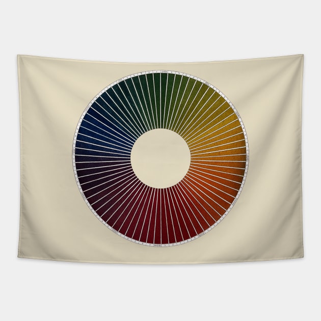 Color Wheel Tapestry by Pinkazoid