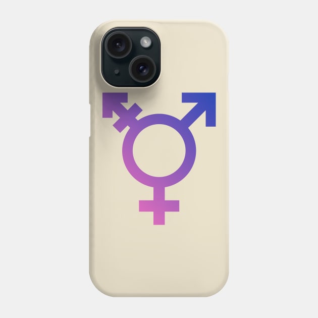 Transgender Symbol Phone Case by sovereign120