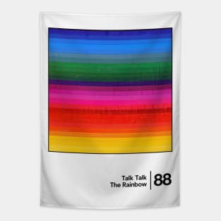 The Rainbow / Minimal Style Graphic Artwork Design Tapestry