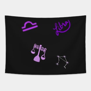 Libra Zodiac Pattern Tapestry