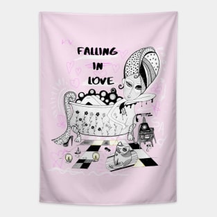 Falling in Love Tapestry