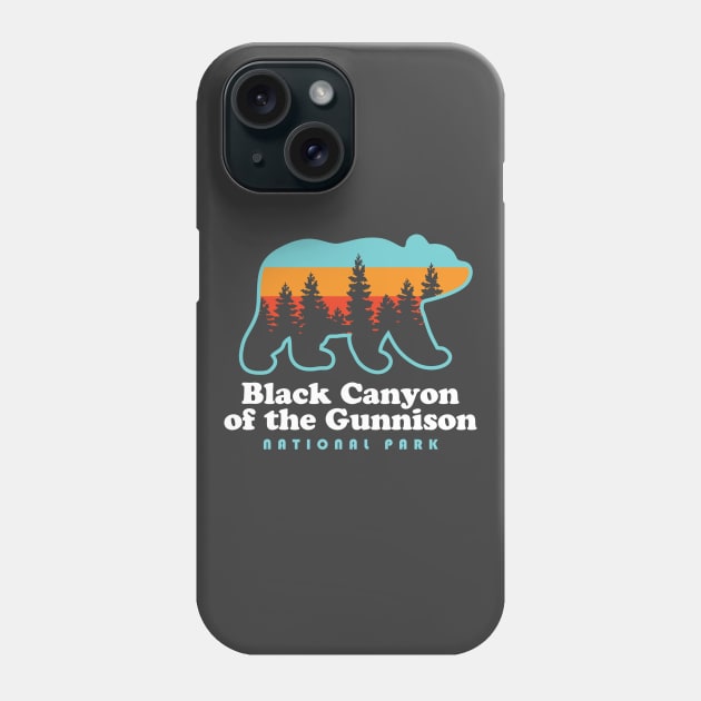 Black Canyon of the Gunnison National Park Bears Phone Case by PodDesignShop