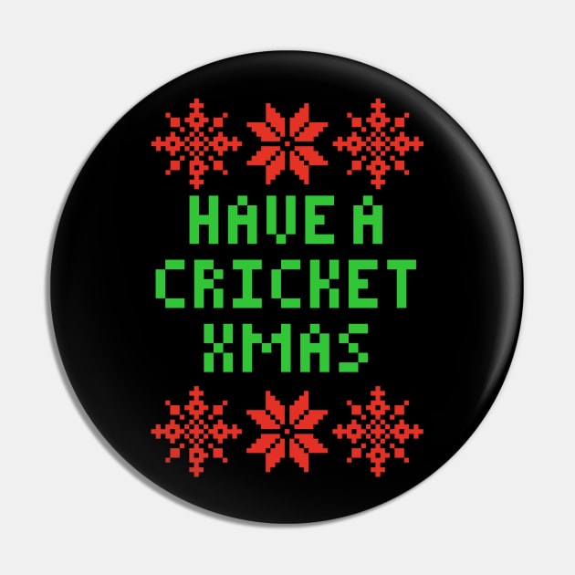 Have A Cricket XMAS Pin by isstgeschichte