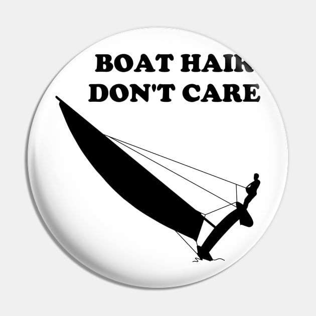 Boat Hair - catamaran sailing Pin by der-berliner