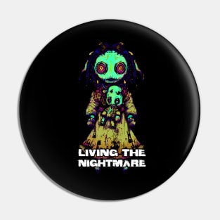 Creepy Scary Doll Living The Nightmare October 31st Horror Pin