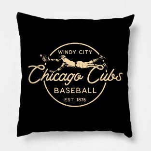 Vintage Cubs Catch Pillow