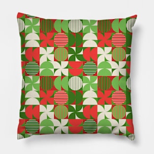 Geometric grid pattern Pillow