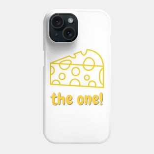 Cheese the One Line Art | Romantic Cheese Pun Phone Case