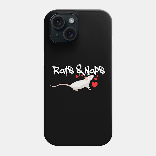 Rat - Rats And Naps Phone Case by Kudostees