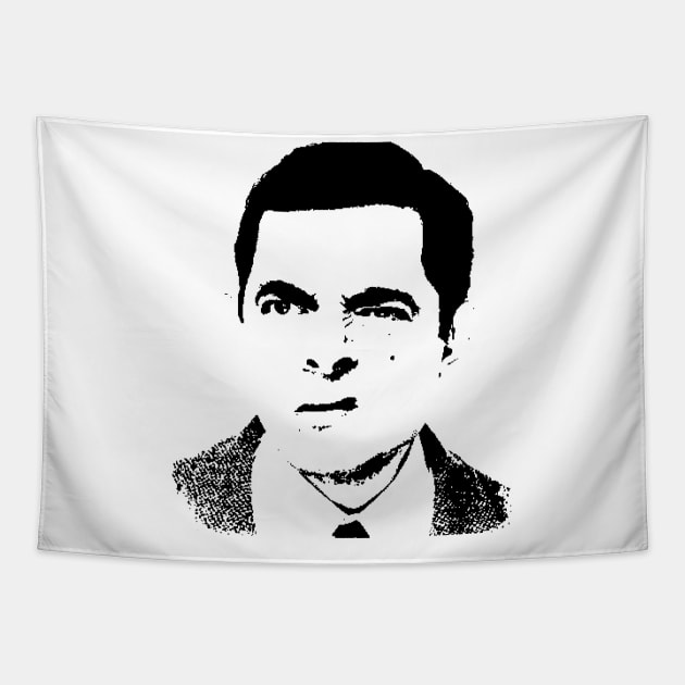 Mister Bean Pop Art Portrait Tapestry by phatvo