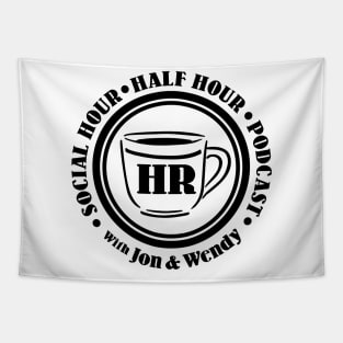 #HRSocialHour Podcast Logo Tapestry