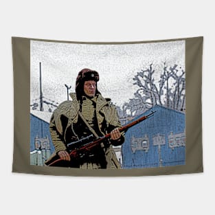 WW2 Soviet Sniper Tapestry