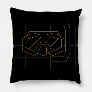 Designer Dive Mask Pillow