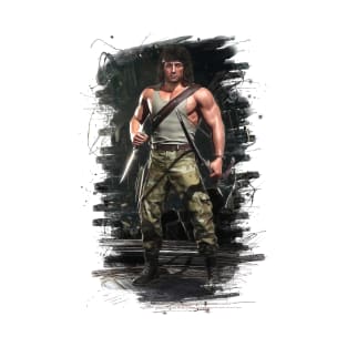 Mortal Kombat 11 Rambo Print - 57212112 T-Shirt