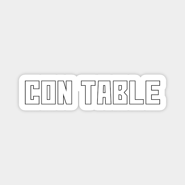 Con Table Magnet by DuskEyesDesigns