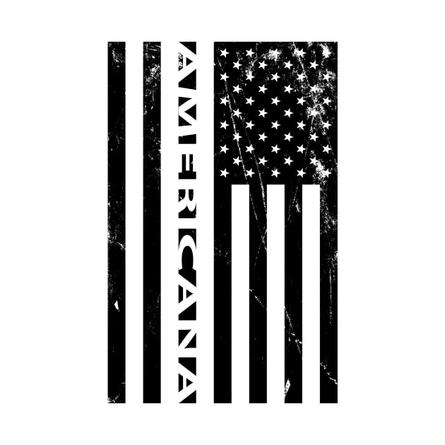 americana flag by pholange