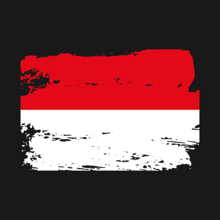 Official Indonesia Flag Indonesian Country Pride Vintage T-Shirt