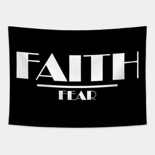 CHRISTIAN WEARS: FAITH OVER FEAR Tapestry