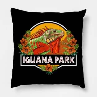 Iguana Park Pillow