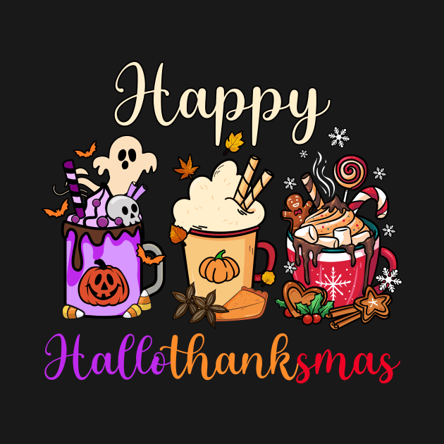 Happy Hallothanksmas Coffee Latte by antrazdixonlda