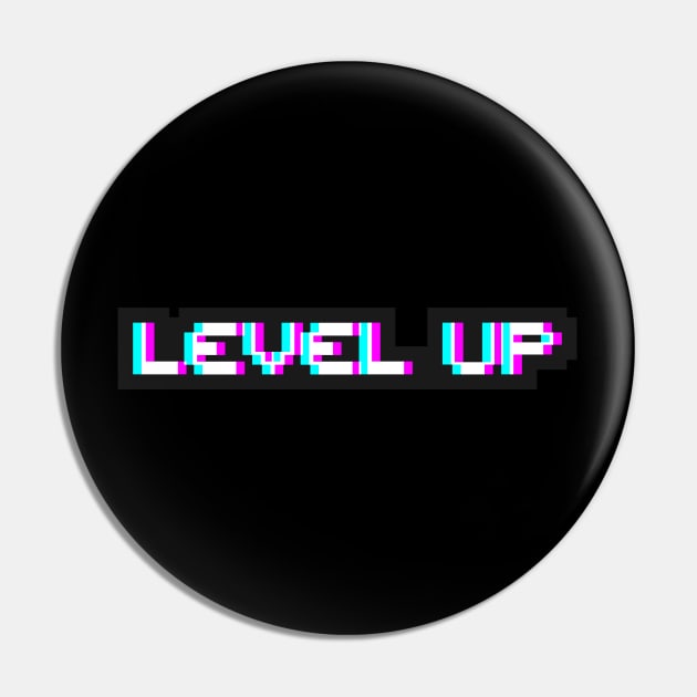 Level Up - Purple Pin by Just In Tee Shirts