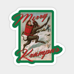 Merry Krampus Magnet