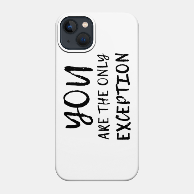 You Are The Only Exception Haley Williams Lyrics Phone Case Teepublic
