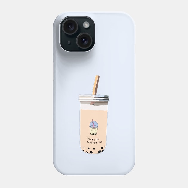 Boba tea Phone Case by Artofcuteness