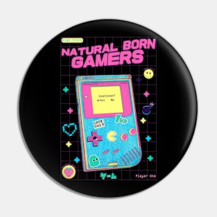 Natural Born Gamers Pin