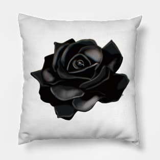 Floral dark rose Pillow