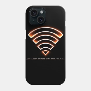 'Lazy Susan' Neon Wi-Fi Design Phone Case