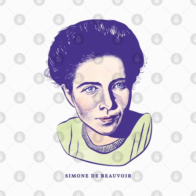 Simone de Beauvoir by Huge Potato