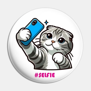 Cat Selfie Pin