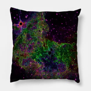 Black Panther Art - Glowing Edges 389 Pillow