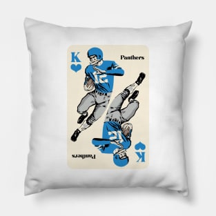 Carolina Panthers King of Hearts Pillow