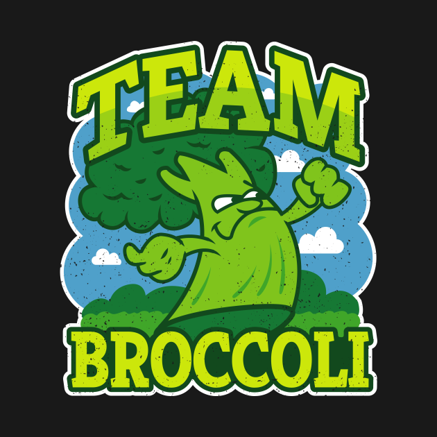 Team Broccoli Funny Broccoli Sports Broccoli Is Awesome TShirt