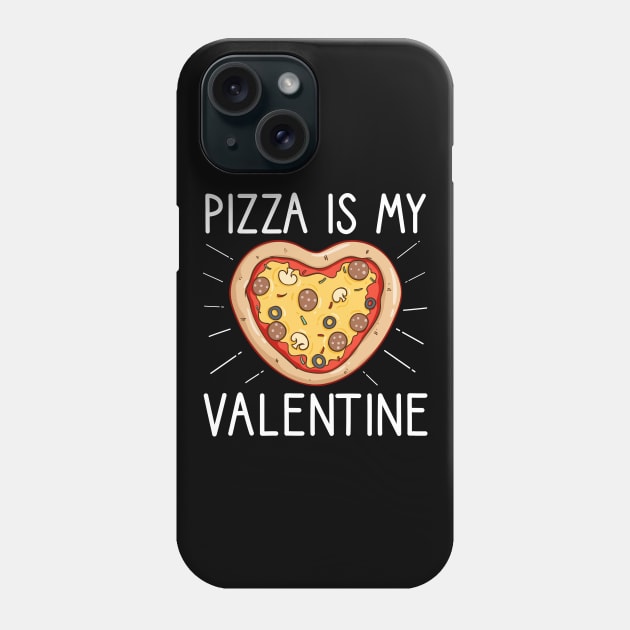 Pizza Is My Valentine Funny Valentines Day Gifts Boys Kids Phone Case by DragonTees