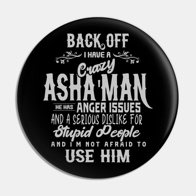 Crazy Asha'man (Light) Pin by Ta'veren Tavern